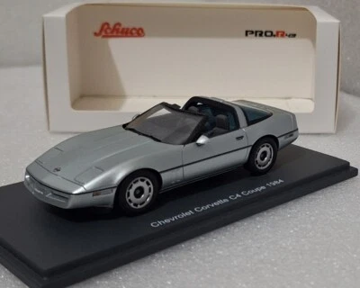 Chevrolet Corvette C4 1984 Silver 1:43 Schuco Pro.R 450926400 EXTREMELY RARE  - Image 1 of 4