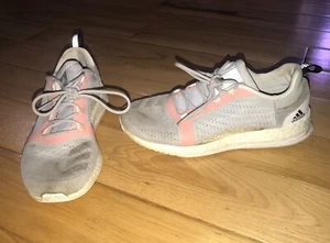 adidas Pure Boost X TR 2 BAl7958 Gray & Pastel Pink Ultra Running Shoe Women 6.5 - Picture 1 of 2