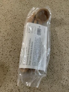 🎯 Pampered Chef 💥 3 Pieces Bamboo 🌟 Serving Set # 2048 Ladle Fork Spreader - Picture 1 of 2