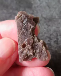 RARE ETCHED AXINITE (2.7 grams / 27 mm) NATURAL PIECE (A4) 'GROUNDING' - Picture 1 of 7