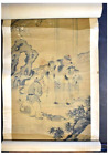 Antique rouleau peinture par Artiste : Wang Su (Chinois, 1794-1877) sceau Qing