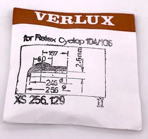 Cristal Cyclop 104 NEW XS 256.129 compatible glass para ROLEX recambio 3WC - Picture 1 of 2