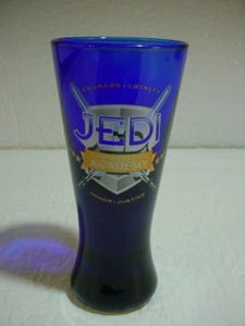 JEDI TRAINING ACADEMY COBALT BLUE SHOT GLASS, STAR WARS - Picture 1 of 3