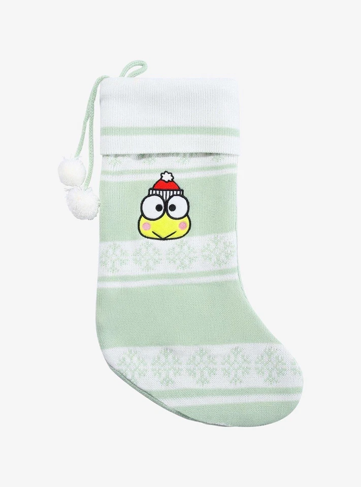 Medias de punto Sanrio Keroppi Fair Isle 18" NUEVAS Foto 1 de 1