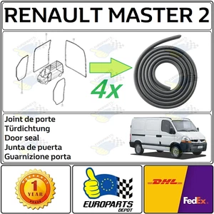 Renault Master II Mk2 97-2010 JOINTS DE PORTE AVANT, COULISSANTE, ARRIÈRE 4 PCS - Foto 1 di 8