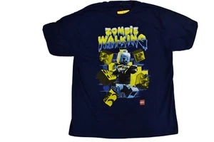 Lego Youth Boys Zombie Walking Navy Blue Shirt NWT L (14-16) - Picture 1 of 5