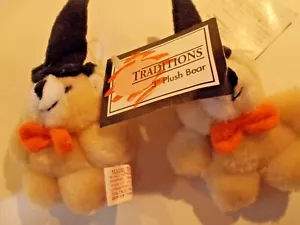 3" Halloween plush bears, new in package, 12 per package free shipping. - Picture 1 of 3