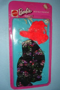Barbie Puppe Best Buy Mode #7415 rotes Neckholder Top & Palazzo Hose Mattel 1972 - Bild 1 von 8