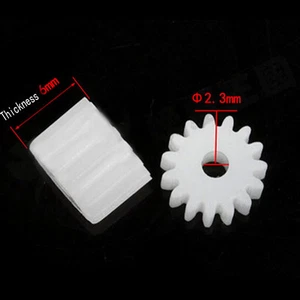 Engranaje de husillo engranajes de motor de plástico 0,5 módulo 15T hágalo usted mismo 50 un. - Imagen 1 de 5