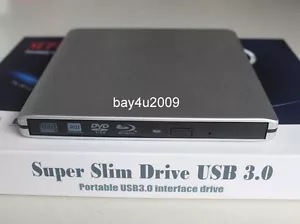 New USB 3.0 UltraSlim External Pioneer BDR-UD03 Blu-Ray Burner Writer BD-RE UD03 - Picture 1 of 6