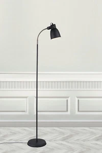 Stehleuchte Adrian Nordlux schwarz Stehlampe Leseleuchte Bodenleuchte Standlampe - Picture 1 of 5