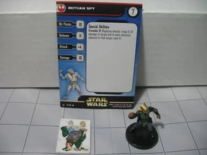 =Star Wars Miniatures REBEL STORM Bothan Spy 01/60 with card = - Picture 1 of 1