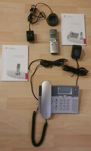 █▬█ █ ▀█▀📞 Telekom Sinus P300i ISDN mit Mobilteil – NEUWERTIG! Komplett! 📦 - Zdjęcie 1 z 17