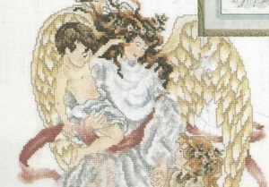 Janlynn Counted XStitch Kit, CAMINA CON UN ÁNGEL, #80-394, sellado, Stoney Creek - Imagen 1 de 3