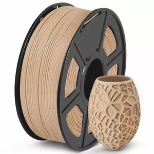 Filamento stampante 3D SUNLU WOOD 1,75mm 1KG legno +/-0,02mm effetto legno no bolla - Foto 1 di 11