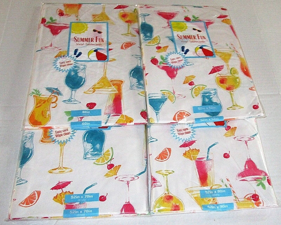 Surtido de manteles de vinilo TROPICAL BEBIDAS TROPICALES [tu elección] Foto 1 de 1