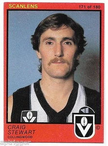 1982 Scanlens (171) Craig STEWART Collingwood ++++ - Bild 1 von 1