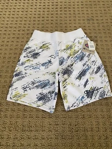 Pantalones cortos deportivos Champion para niños talla S crema nuevos con etiquetas - Imagen 1 de 4