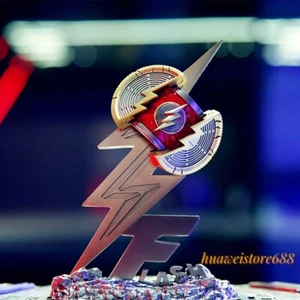 The Flash Barry Allen Ring Resin Ring W/Base Display Ornament Replica - Picture 1 of 14