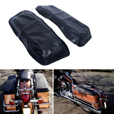Fundas de sujetador con tapa de alforja aptas para Harley Touring Road King FLHR Street Glide FLHX Foto 1 de 4