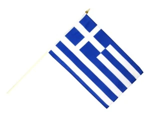 Griechenland Stockflagge Flaggen Fahnen Stockfahne 30x45cm - Bild 1 von 1