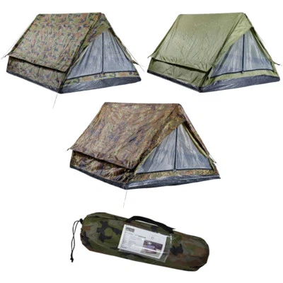 Minipack Zelt 2 Personen – Ranger Zelt mit Tragetasche & Moskitonetzen - Bild 1 von 4