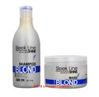 STAPIZ BLOND SLEEK LINE HAIR MASK&SHAMPOO with Silk Protein for blond/grey hair