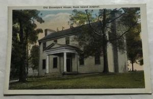 Old Davenport House, Rock Island Arsenal. Postcard (A3) - Picture 1 of 2