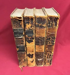 Plutarch's Lives 4 Volumes John & Wm Langhorne 1828 - Foto 1 di 16