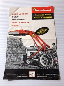 b FARMHAND Model F-11 Loader Advertising Brochure Daffin Corp Hopkins Minn 1970s - Picture 1 of 3
