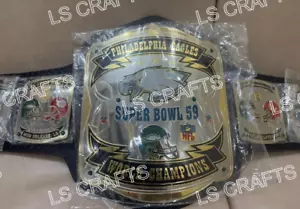 Cinturón Campeonato Philadelphia Eagles Adulto Talla 2mm Latón - Imagen 1 de 5