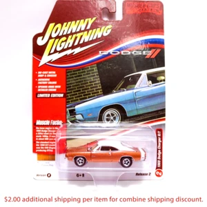 Dodge Charger R/T 1969 Johnny Lightning coche modelo de metal fundido a presión "Muscle Cars" - Imagen 1 de 5