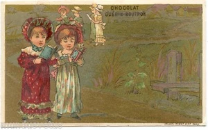 Chromo. Guérin-Boutron. Walk in the fields. - Picture 1 of 2