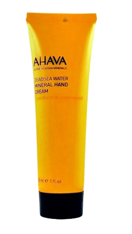 Crema de manos mineral AHAVA mandarina y madera de cedro (tamaño de viaje) 1,0 oz / 30 ml VIAJE Foto 1 de 1