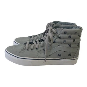 Scarpe Vans SK8 HI MLB New York Yankees uomo 9 donna 10,5 grigie alte NYY - Foto 1 di 10