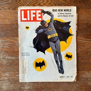 Life Magazine Mad New World Batman Superman Marquis de Sade March 11 1966 - Picture 1 of 8