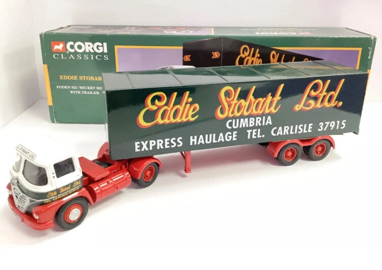 Corgi 13601 Foden S21 Mickey Mouse Trailer Eddie Stobart Express 1.50 MINT - Image 1 of 1