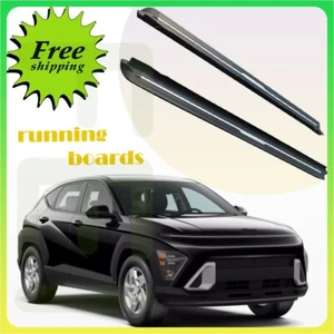 Trittbretter Passend für 2024 Hyundai Kona Fixed Running Boards Nerf Bars Pedals - Picture 1 of 17