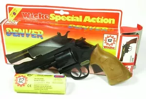 12-Schuss Revolver Denver m. Munition Fasching Karneval Wicke 0346 neuw. OVP 1 - Bild 1 von 1