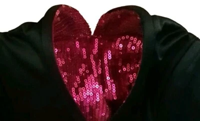 Ladies Black/Pink Boned Strapless Mini Party Dress by Goddess London UK Size 12  - Image 1 of 4