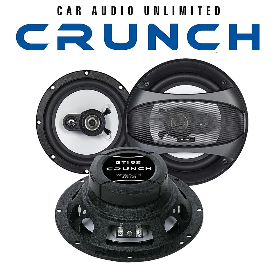 CRUNCH GTi62 Lautsprecher 165mm 2-Wege Koax System 16,5cm - Bild 1 von 1