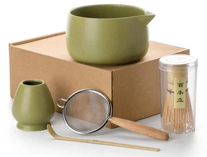 20OZ Matcha Whisk Set - Set da tè giapponese 5 pezzi include ciotola Matcha con beccuccio... - Foto 1 di 9