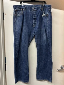 VINTAGE LEVIS 501 42”x 29” SCHÖNE DUNKLE WASCHUNG SEHR SCHÖN - Bild 1 von 5