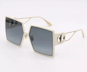Christian Dior 30 Montaigne White/Grey Lens Sunglasses - Picture 1 of 5