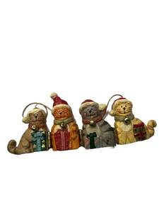 VINTAGE KATZEN WEIHNACHTSSCHMUCK ZUM AUFHÄNGEN - Bild 1 von 1