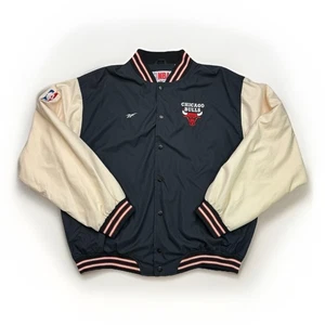Vintage Reebok Chicago Bulls Jacke Gr. XL 90s Vintage NBA Basketball - Bild 1 von 17