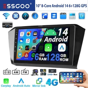 DAB+ Für VW Passat B8 2018-2021 6+128G Android 14 Autoradio CarPlay Navi DVR Kam - Bild 1 von 14