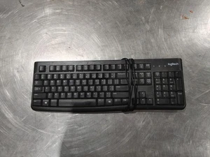 Good Condition Logitech K120 Wired USB Keyboard Black Tested Working - Picture 1 of 3