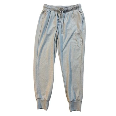 Брюки для отдыха INC International Concepts Sparkle Joggers металлик серебристые M - Изображение 1 из 4