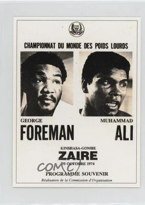 1993 Sporting Profiles The Greatest George Foreman Muhammad Ali v #35 - Image 1 of 2